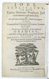 BIBLE. POLYGLOT. Joel Explicatus . . . in fine adjunctus est Obadias. 1657